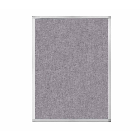 Versare Hush Panel Configurable Cubicle Partition 3' x 4' Cloud Gray Fabric 1850308